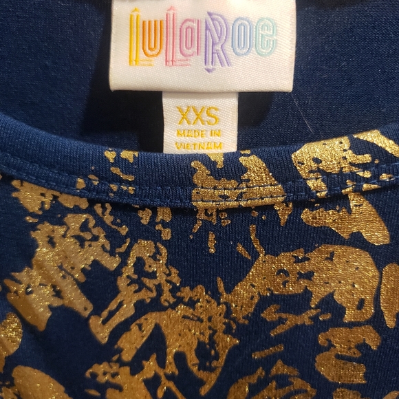 Lularoe Carly T-shirt dress Size 2\4 - Picture 4 of 6